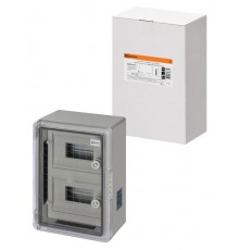 Бокс пластиковый навесной ЩРН-П-16 модулей, прозр. крышка, ABS, IP65, от -45 до +75 °С (250х350х150)  SQ0933-0215  TDM