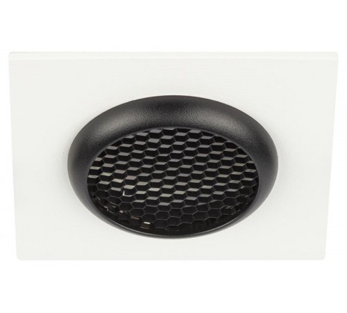 Встраиваемый светильник алюминиевый  KL110 WH/BK MR16 GU5.3 белый/черный матовый   Б0061531  ЭРА