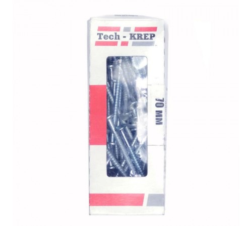 Гвоздь ершеный оцинк. 70 (400 г) - коробка  124600  Tech-KREP