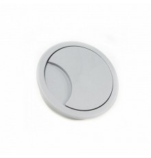 Розетка компьют. стола белая (1 шт) - пакет   146564  Tech-KREP