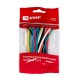 Набор ТУТ нг: 6 цветов по 5шт. Разного диаметра (1/0,5; 1,5/0,75; 2/1; 2,5/1,25; 3/1,5) 100мм. EKF PROxima  tut-n-2-r  EKF