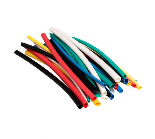 Набор ТУТ нг: 6 цветов по 5шт. Разного диаметра (1/0,5; 1,5/0,75; 2/1; 2,5/1,25; 3/1,5) 100мм. EKF PROxima  tut-n-2-r  EKF