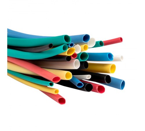 Набор ТУТ нг: 6 цветов по 5шт. Разного диаметра (1/0,5; 1,5/0,75; 2/1; 2,5/1,25; 3/1,5) 100мм. EKF PROxima  tut-n-2-r  EKF