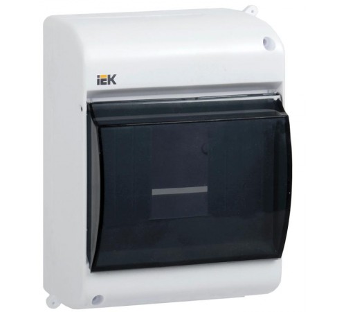 Корпус пластиковый навесной на 4 модуля КМПн 2/4 146х96х83мм IP30 белый KREPTA 3 MKP42-N-04-30-12  IEK