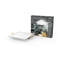 Светильник светодиодный встраиваемый Backlight BL125 Квадрат. Акрил, 12+4W, LED 4000K, 190*190,  BL125  Gauss