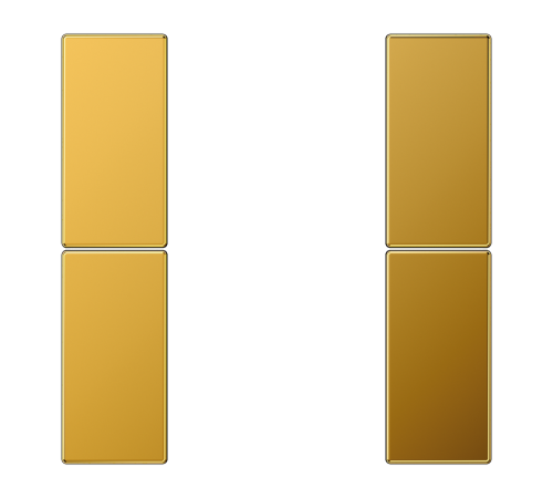 комплект накладок 2гр золото  LS502TSAGGO  Jung