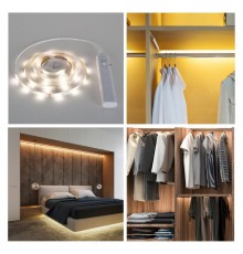 Мебельная подсветка Набор светодиодной подсветки 6V 1m 2,4W IP65 с датчиком движения (SLS 01 CW IP 65) Elektrostandard  a044517  Elektrostandard