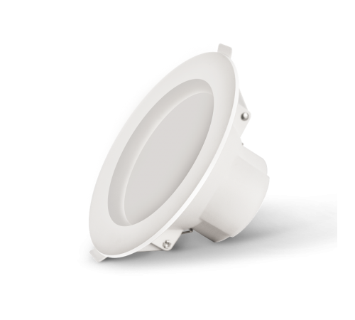 Светильник светодиодный пылевлагозащищенный для ЖКХ круг Белый 9W,126x126x54, O95мм, 4000K, 740 Lm, шаг.диммирование 100-50-15%  927420209-S  Gauss