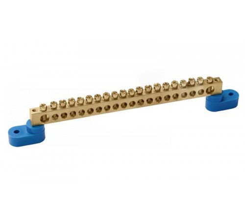 Шина N ноль на 2-угловых изоляторах ШНИ-8х12-20-У2-С  YNN10-812-20C2-K07  IEK