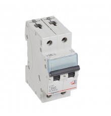 Выключатель автоматический двухполюсный TX3 6000 40А B 6кА  403990  Legrand
