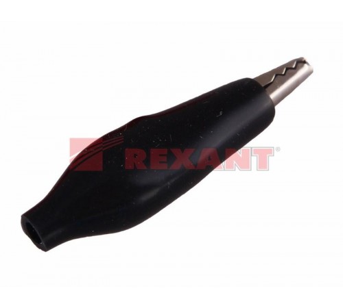 Зажим "крокодил" 5 А 40 мм в изоляторе  16-0001  REXANT