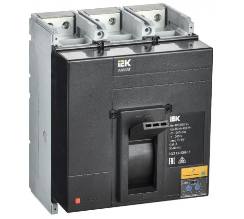 ARMAT Авт. выкл. лит. корпус 3P N 85кА 800А ТМ рег.  AR-MCCB-3N-085-0800A-ATUC  IEK