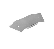 Крышка угла горизонтального 45 градусов Профи INOX (AISI 304) 100 (1,0 мм)  PR16.16937  Промрукав