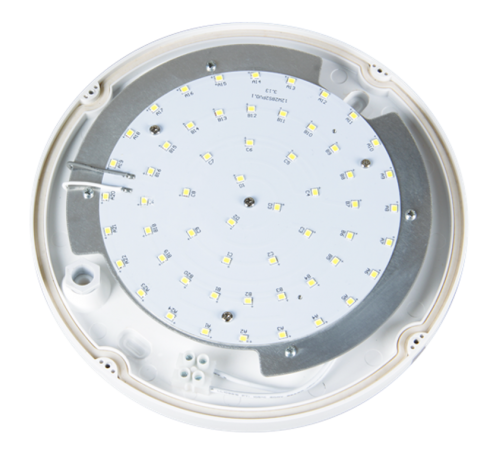 Светильник светодиодный пылевлагозащищенный для ЖКХ ДПБ PBH - PC2-RA 18W (компакт) 4000K WHITE AC 230V/50Hzw  5003507A  Jazzway