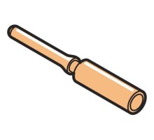 Штеккер BRC под обжим 2.5мм2 d=2.5мм  1SNA173908R0400  TE