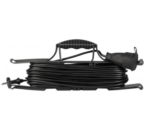 Удлинитель силовой ЭРА GREEN LINE FR-6-20m Greenline на рамке 1 розетка без заземления 20м ПВС 2x0.75мм2   Б0065100  ЭРА