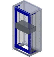 Рама 19", 12U для шкафов Conchiglia, настенный В=685 мм, напольный  В=715 мм   095777652  DKC