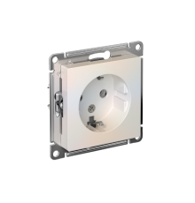 AtlasDesign Жемчуг Розетка с заземлением, 16А, механизм  ATN000443  SE