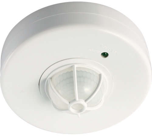 Датчик движения PMS-IR 024 1200Вт 360°  2-6м IP20 WH  .5012974  Jazzway