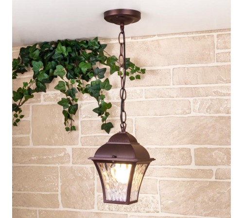 Светильник садово-парковый Apus H шоколад (GL 1009H) подвесной  a043114  Elektrostandard