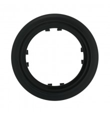 Рамка 1-постовая круглая (черный) Vintage--Classic  889108-1  Ecoplast