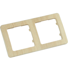 Рамка двухместная, скрытой установки, цвет сосна  Р402-02  HEGEL