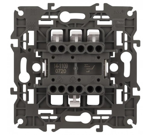 14-1109-99 Переключатель для жалюзи (выкл), 10АХ-250В, Elegance, механизм (10/100/3000)  Б0047860  ЭРА