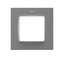 Рамка на 1 пост серого матового цвета S82 Concept  8200617-092  Simon
