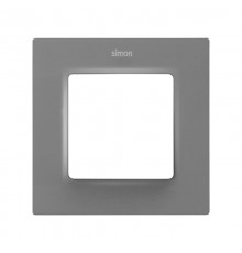 Рамка на 1 пост серого матового цвета S82 Concept  8200617-092  Simon