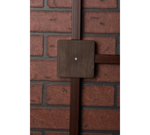 Коробка распределительная KMP-030-032 (100х100х25) тёмное дерево EKF PROxima  plc-kmr-030-032-t  EKF