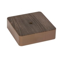 Коробка распределительная KMP-030-032 (100х100х25) тёмное дерево EKF PROxima  plc-kmr-030-032-t  EKF