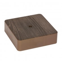 Коробка распределительная KMP-030-032 (100х100х25) тёмное дерево EKF PROxima  plc-kmr-030-032-t  EKF