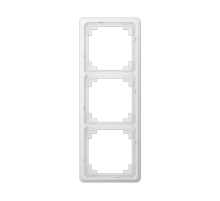 Рамка для вертикальной и горизонтальной установки, 3-кратная, белая  CDP583WW  Jung