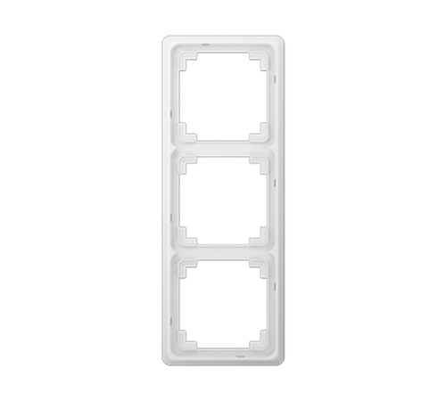 Рамка для вертикальной и горизонтальной установки, 3-кратная, белая  CDP583WW  Jung