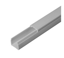 Кабель-канал серый RAL 7035 16х16 (120м/уп) 2-й замок в п/э   PR03.0070  ПРОМРУКАВ