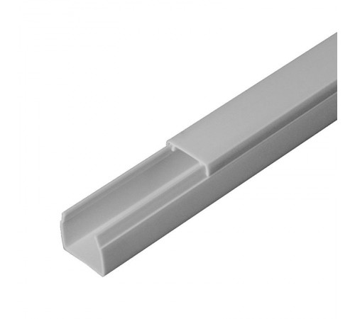 Кабель-канал серый RAL 7035 16х16 (120м/уп) 2-й замок в п/э   PR03.0070  ПРОМРУКАВ