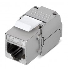Модуль Keystone Jack RJ-45(8P8C), FTP экранированный, CAT 5e, тип 180 градусов, самозажимной REXANT PRO  02-0071  REXANT