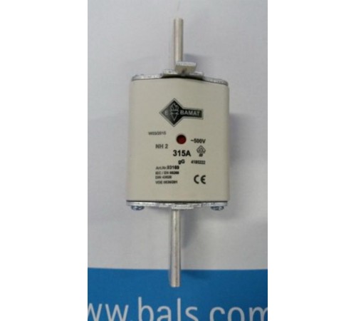 Плавкая вставка NH 2 315А 500v АС 93169 I 93169-Bals I Bals