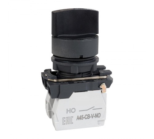 Переключатель OptiSignal D22 C5-S-21 2 положения пластик 1НО XB5AD21 332183 КЭАЗ