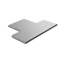 Крышка к переходу прямому центральному 150х100, толщ. 0,7 мм, Сендзимир цинк, 022911  КРПЦ-150х100-0,7-СЦ   Ostec