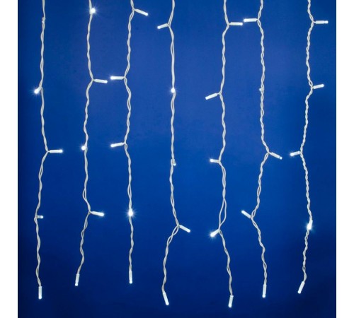 Занавес светодиодный  с эффектом мерцания  ULD-C1515-160/TWK WHITE IP67  1,5х1,5м соед. 160 диодов. белый свет. шнур белый  UL-00001355  Uniel