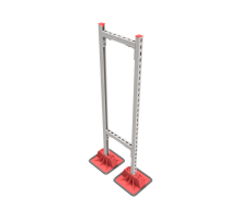 Опорная конструкция для гор. прямоуг. воздуховодов  TECHNORAPTOR LIGHTFOOT 350х1500  KM-TR-LTF-SSHRAD-350-1500  КМ - профиль