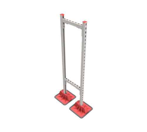 Опорная конструкция для гор. прямоуг. воздуховодов  TECHNORAPTOR LIGHTFOOT 350х1500 HD  KM-TR-LTF-SSHRAD-350-1500 HD  КМ - профиль