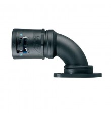 Фланец AT16/FL/C90/BLB, 90°, полиамид 66/эластомер, черный/голубой, d16, 10 шт. в пачке  7TCA296170R0096  ABB