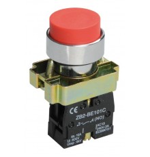 Кнопка управления LAY5-BL41 без подсветки красная 1з   BBT70-BL-K05  IEK