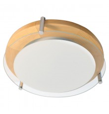 Светильник "Полесье" 300 НПБ 09-2х40-002 М95 белый /корпус сосна /держатель хром  1005205890  Элетех