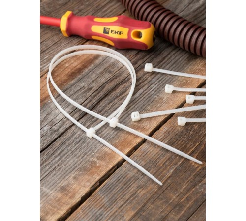 Хомут P6.6 стандартный (б), 3.6x250 (100шт) FlexLock PROxima  plc-fl-ctsw-3.6x250  EKF