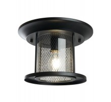 Светильник садово-парковый с клеммой в комплекте, 60W 230V E27 черный, PL723  48387  FERON