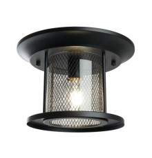 Светильник садово-парковый с клеммой в комплекте, 60W 230V E27 черный, PL723  48387  FERON