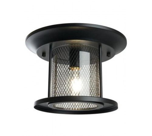 Светильник садово-парковый с клеммой в комплекте, 60W 230V E27 черный, PL723  48387  FERON